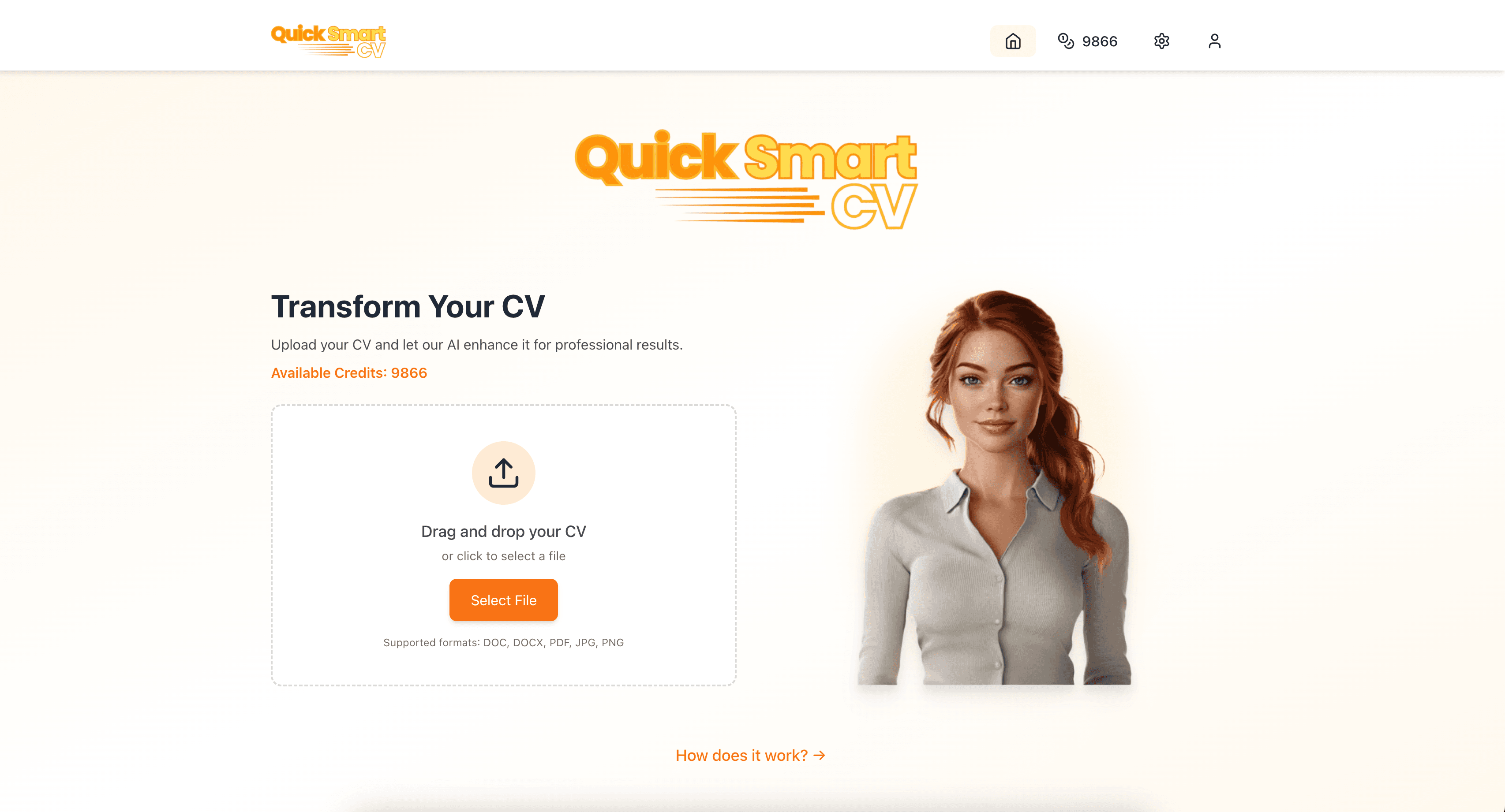 Quick Smart CV - Screenshot 1